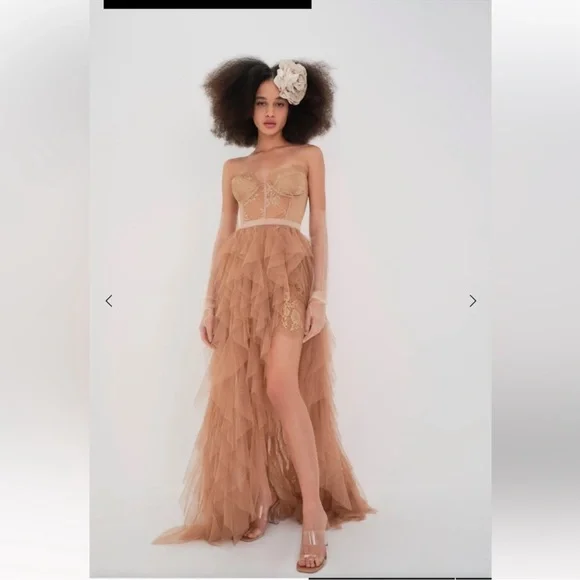 *NEVER WORN FOR LOVE & LEMON BUSTIER
DRESS IN MEDIUM* - Picture 6 of 7